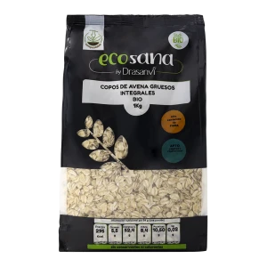 Copos Avena Gruesos Integrales Bio 1 kg Ecosana