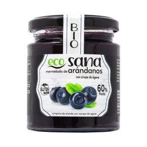 Mermelada de Arándanos con Sirope de Ágave Bio 260 g Ecosana