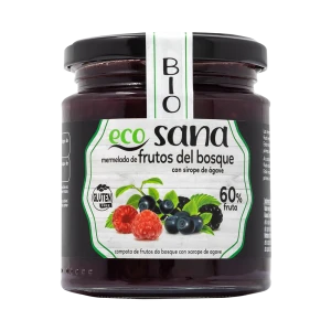 Mermelada de Frutos del Bosque con Sirope de Ágave Bio 260 g Ecosana