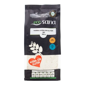 Harina Avena Integral Sin Gluten Bio 500 g Ecosana