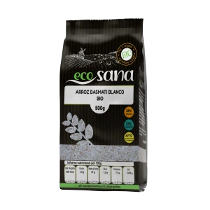 Arroz Basmati Blanco Bio 500 g Ecosana