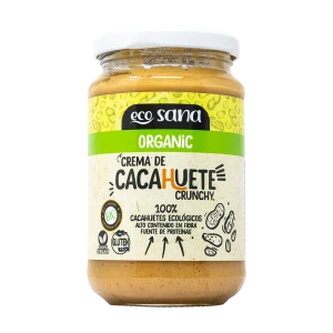 Crema de Cacahuete Crunchy Bio 350 g Ecosana