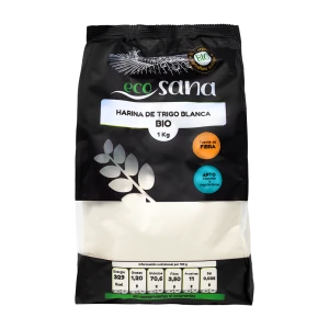 Harina de Trigo Blanca Bio 1 kg Ecosana