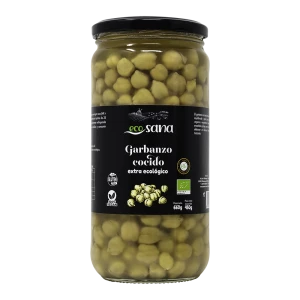 Garbanzo Cocido Extra Ecológico 660 g Ecosana